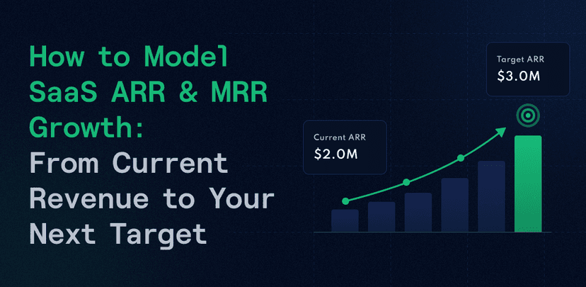 How to Model SaaS ARR & MRR Growth: From Current Revenue to Your Next Target