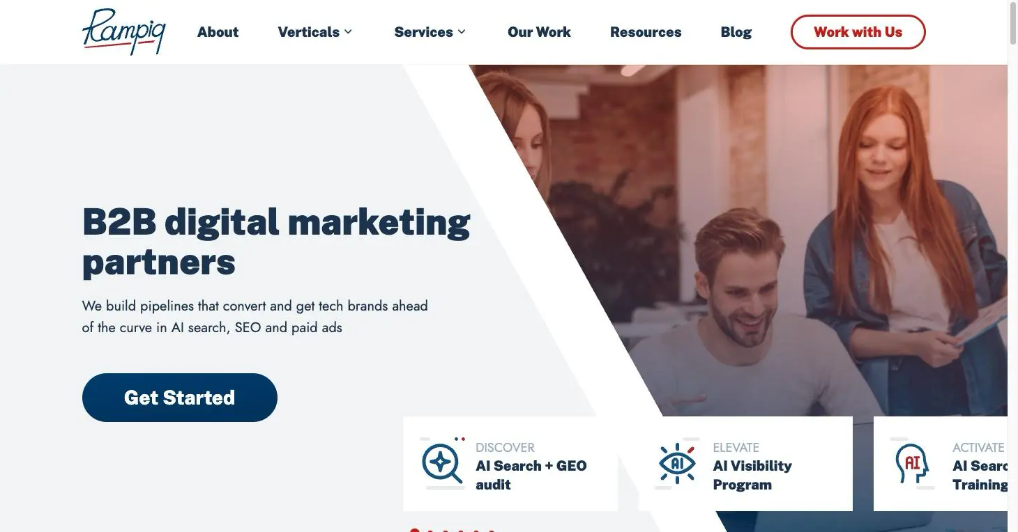 Rampiq homepage