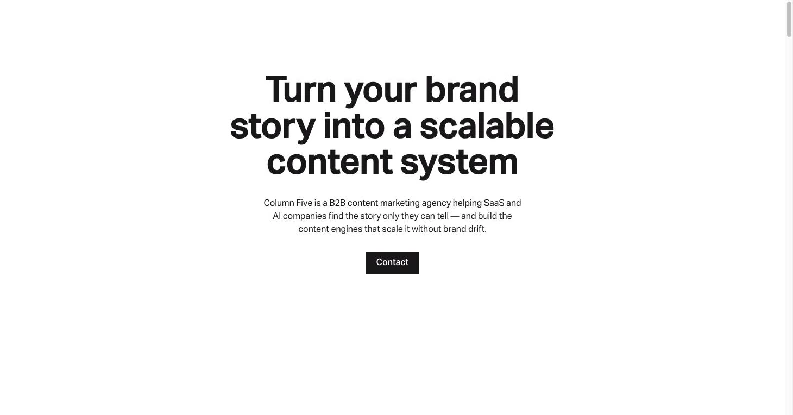 Column Five Media homepage