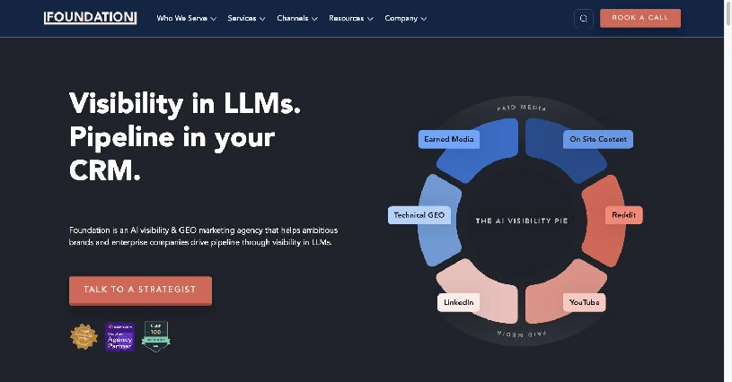 Foundation homepage
