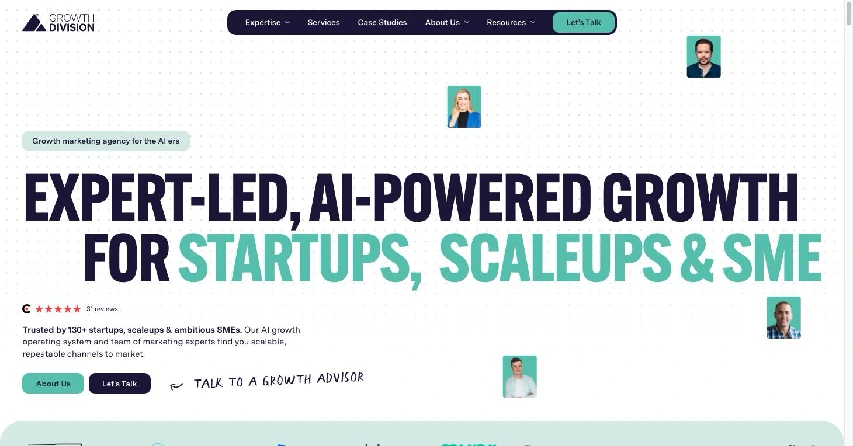 Growth Division homepage