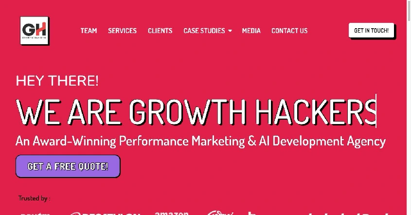 Growth Hackers homepage