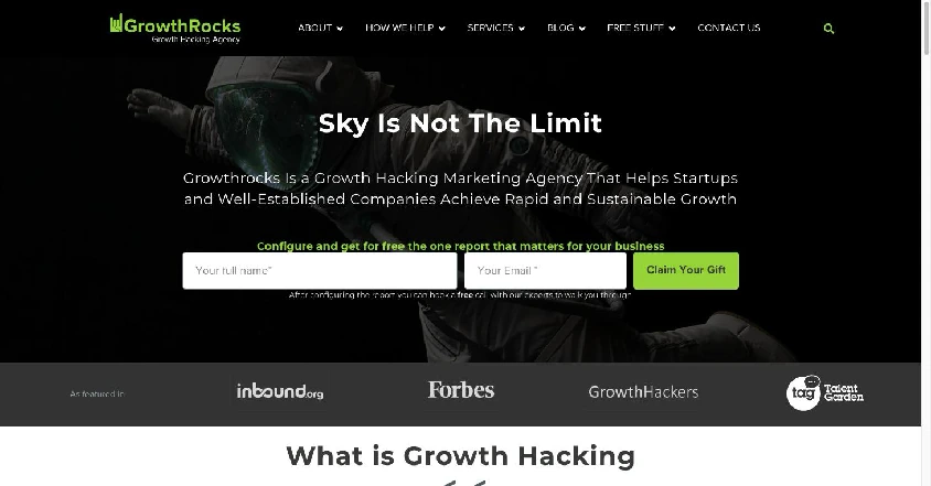 GrowthRocks homepage