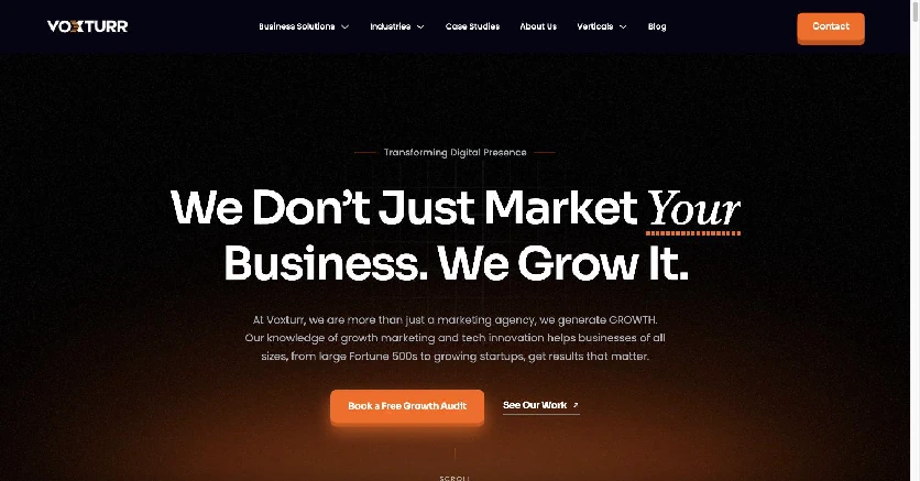 Voxturr homepage